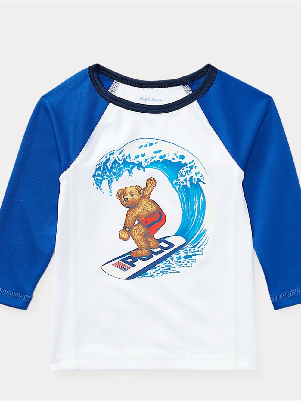 Ralph Lauren Baby Boy Surfer Bear Rash Guard